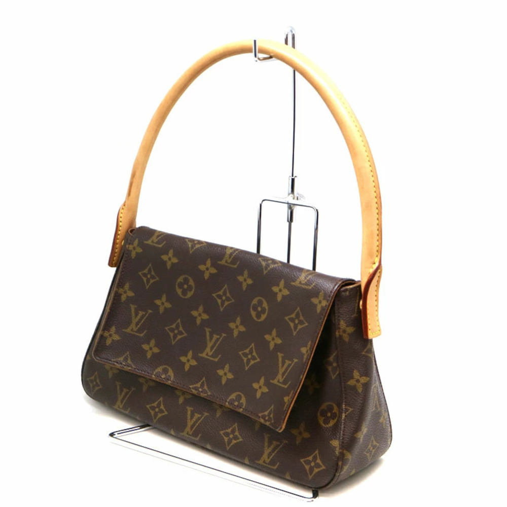 LOUIS VUITTON Looping Monogram Canvas Brown Handbag